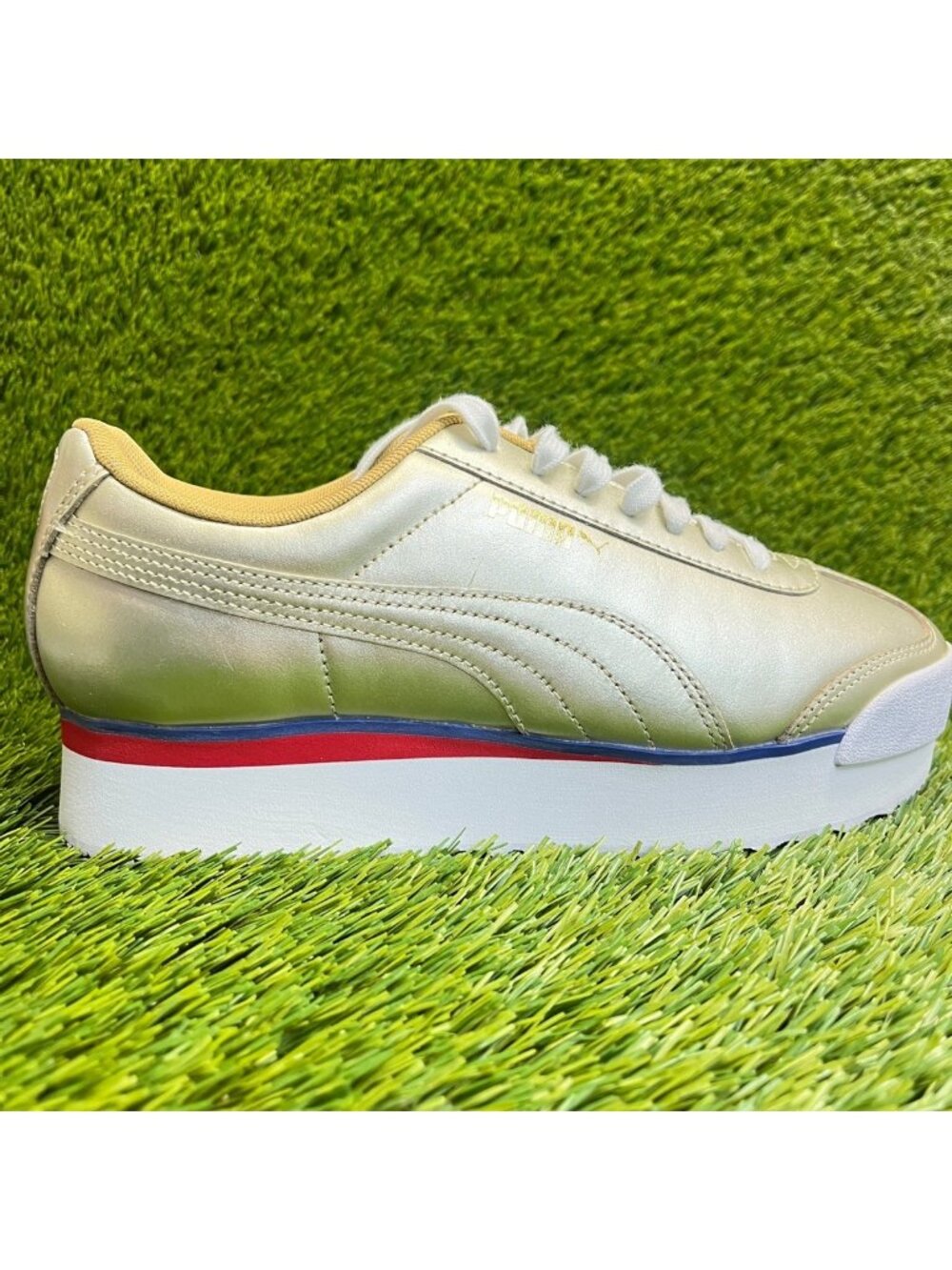 Puma Roma Amor Mixmetal Platform Womens Size 8.5 Athletic Shoes Sneakers - Picture 1 of 10